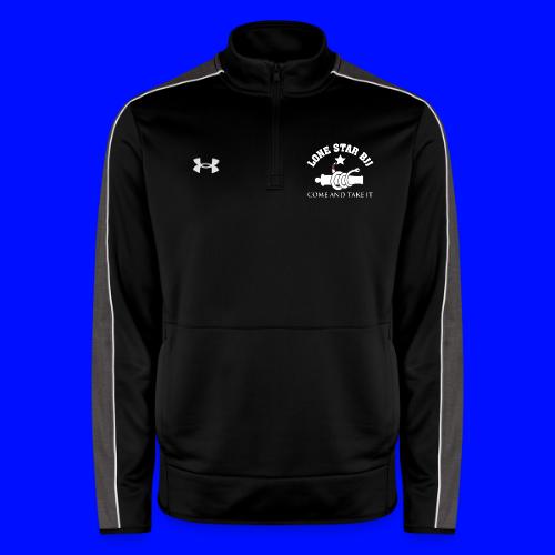 Lone Star BJJ - Come and Take It - White and Red - Under Armour Men's Command Quarter Zip 2.0