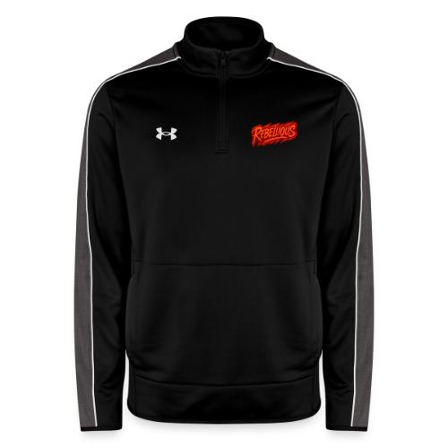 Rebellious Graffiti Neon Orange Streetwear T-Shirt - Under Armour Men's Command Quarter Zip 2.0
