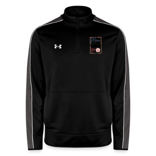 Meow Cat Paw Cute Kitty Lover Design - Under Armour Men's Command Quarter Zip 2.0