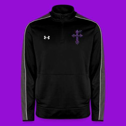 Gothix Raven Cross - Under Armour Men's Command Quarter Zip 2.0