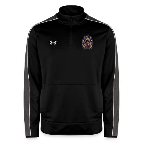 Easter Meadow Crown Renewal T Shirt, Spring Gift - Under Armour Men's Command Quarter Zip 2.0