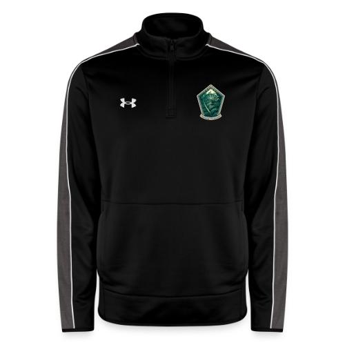 Easter Unfurl in Light Fern T Shirt, Spring Gift - Under Armour Men's Command Quarter Zip 2.0