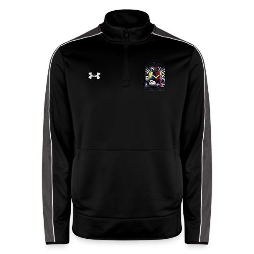 Portugal Iberian Wolf Soccer T Shirt, Pride Gift - Under Armour Men's Command Quarter Zip 2.0