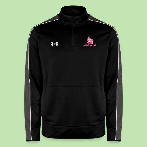 I love my cat - Under Armour Men's Command Quarter Zip 2.0