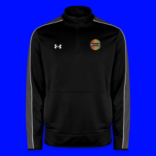 Reggae celebration vibrant rasta music design - Under Armour Men's Command Quarter Zip 2.0