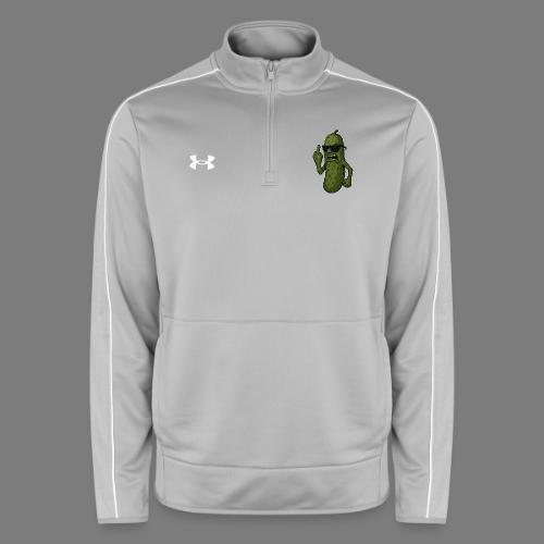 Angry Pickle Flipping the Bird - Under Armour Men's Command Quarter Zip 2.0