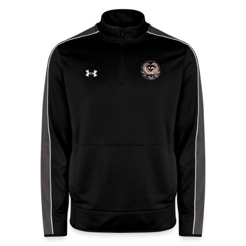 My Heart Swims Only for You Swan Heart T-Shirt - Under Armour Men's Command Quarter Zip 2.0