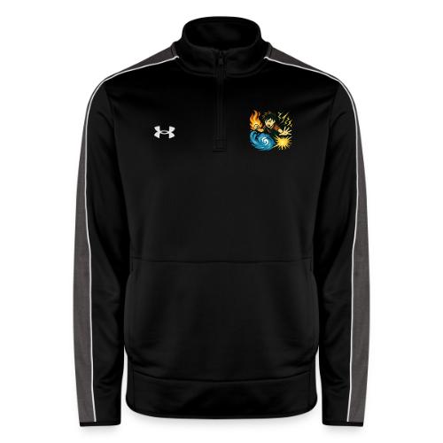 Anime Elemental Warriors | Fire, Water, Lightning - Under Armour Men's Command Quarter Zip 2.0