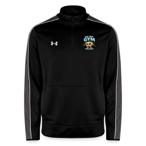 Chibi Dog Gym Workout - Under Armour Men's Command Quarter Zip 2.0