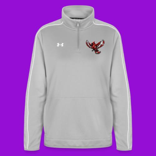 Silver Cardinal in Flight - Under Armour Women's Command Quarter Zip 2.0