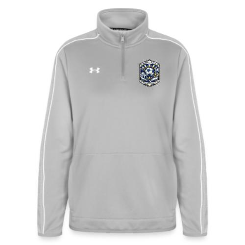 Madrid White Legacy T Shirt, Madrid Fan Gift - Under Armour Women's Command Quarter Zip 2.0