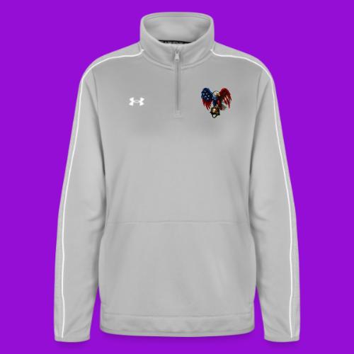 American Flag Bald Eagle - Helmet - Under Armour Women's Command Quarter Zip 2.0
