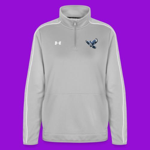 Silver Blue Jay in Flight - Under Armour Women's Command Quarter Zip 2.0