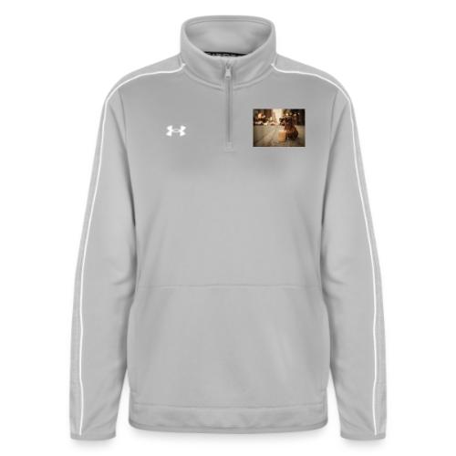 Funny Dachshund Iced Coffee Lover Tee - Under Armour Women's Command Quarter Zip 2.0