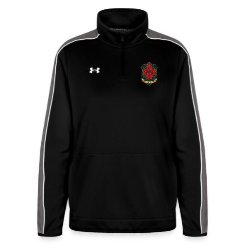 Poinsettia Crest T-Shirt - Under Armour Women's Command Quarter Zip 2.0