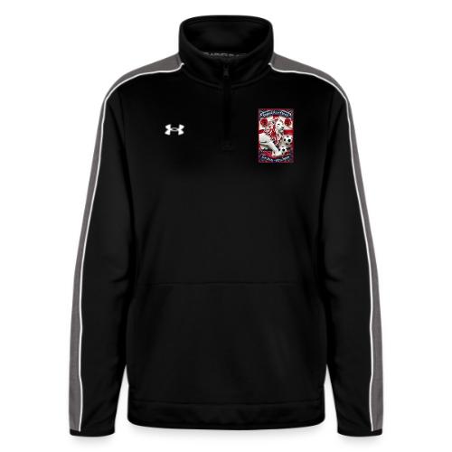 England Lion Soccer T Shirt, Football Pride Gift - Under Armour Women's Command Quarter Zip 2.0