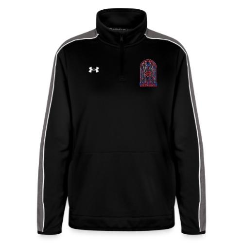 Barcelona Scarlet Pride T Shirt, Vibrant City Gift - Under Armour Women's Command Quarter Zip 2.0