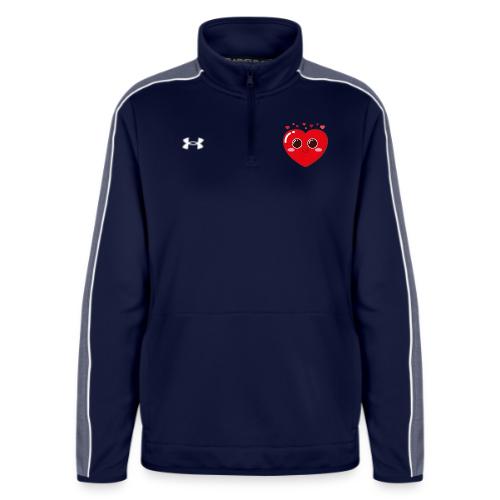 Heart - Under Armour Women's Command Quarter Zip 2.0