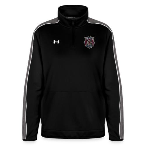 Barcelona Scarlet Pride T Shirt, Soccer City Gift - Under Armour Women's Command Quarter Zip 2.0