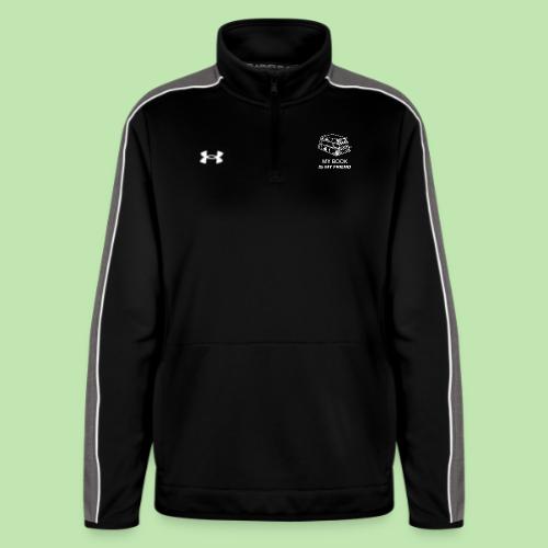 book lover t-shirt, book day shirt, my book is my - Under Armour Women's Command Quarter Zip 2.0