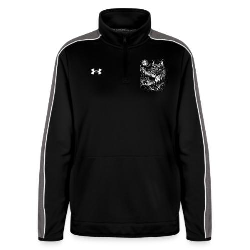 Vintage French Bulldog Moon Howling Tee - Under Armour Women's Command Quarter Zip 2.0