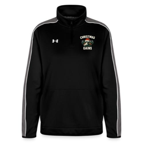Christmas Gains – Santa Barbell Power - Under Armour Women's Command Quarter Zip 2.0