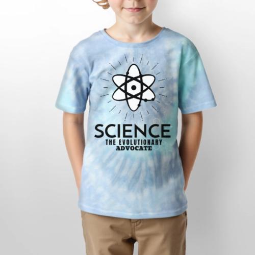 Science The Evolutionary Advocate - Kid's Tie Dye T-Shirt