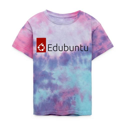 Edubuntu Logo 2023 - Black - Kid's Tie Dye T-Shirt