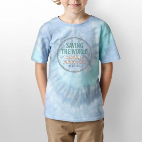 Saving the World: Fine Motor Skills Hero - Kid's Tie Dye T-Shirt