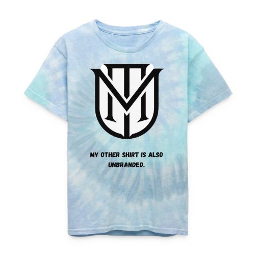 My Other Shirt Is Also Unbranded T-Shirt | Quiet L - Kid's Tie Dye T-Shirt