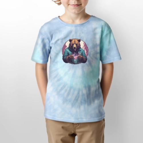 Magical Bear - Kid's Tie Dye T-Shirt