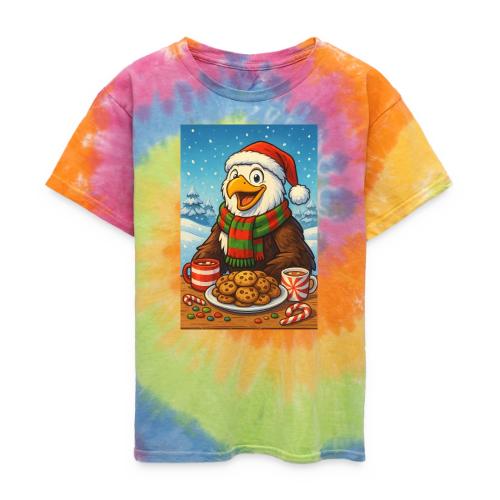 Christmas taw eagle - Kid's Tie Dye T-Shirt