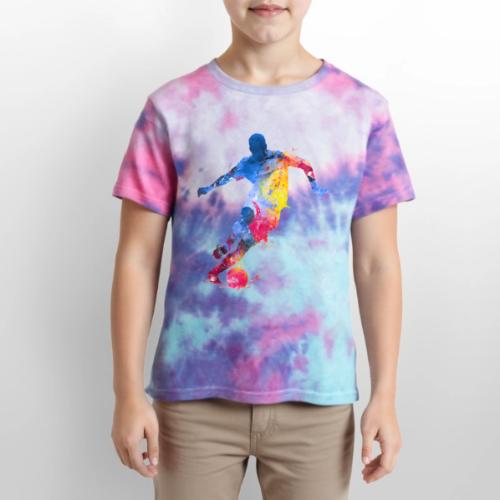 Soccer: Splash Kick - Kid's Tie Dye T-Shirt
