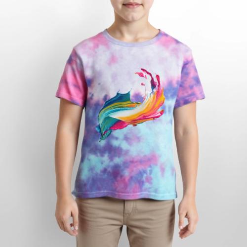 Spectrum Stream - Kid's Tie Dye T-Shirt