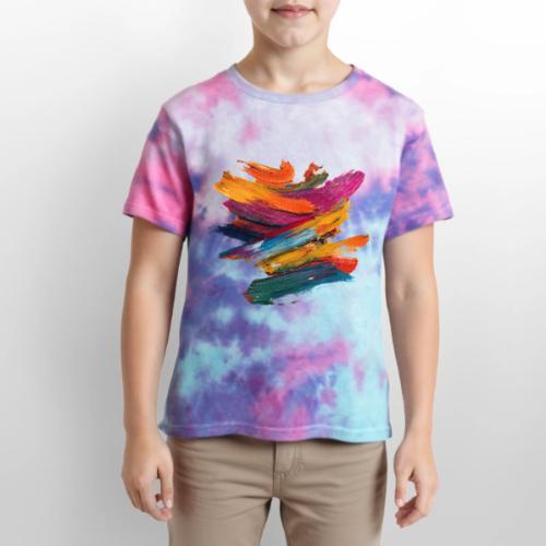 Harmony in Motion - Kid's Tie Dye T-Shirt