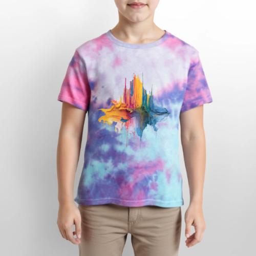Impasto Spectrum - Kid's Tie Dye T-Shirt