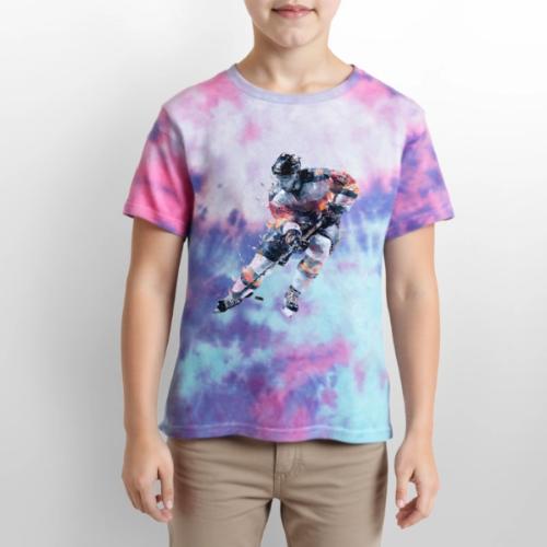 Hockey: Frozen Motion - Kid's Tie Dye T-Shirt