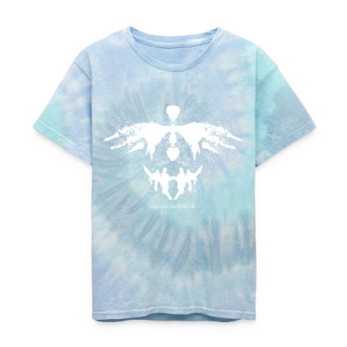 Rorschach_white - Kid's Tie Dye T-Shirt