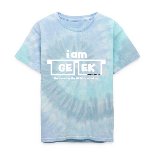 iamGEEK classic White - Kid's Tie Dye T-Shirt