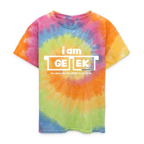 iamGEEK classic White - Kid's Tie Dye T-Shirt