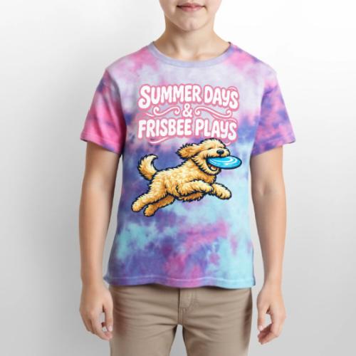 Summer Days & Frisbee Plays - Kid's Tie Dye T-Shirt