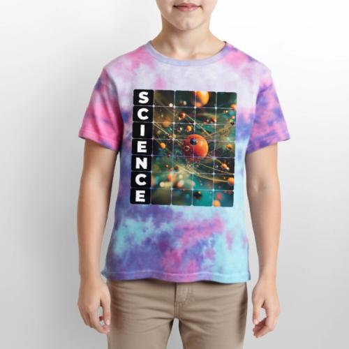 Atomic Science Vision - Kid's Tie Dye T-Shirt