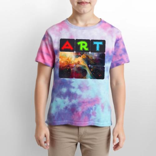 Waves of Art - Kid's Tie Dye T-Shirt