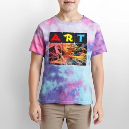 Chaotic Threads of Art - Kid's Tie Dye T-Shirt