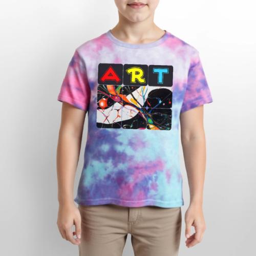 Art in Motion: Color Unleashed - Kid's Tie Dye T-Shirt
