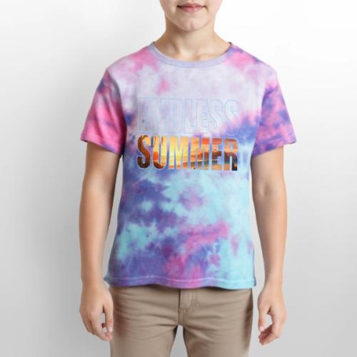 Golden Summer Vibes - Kid's Tie Dye T-Shirt