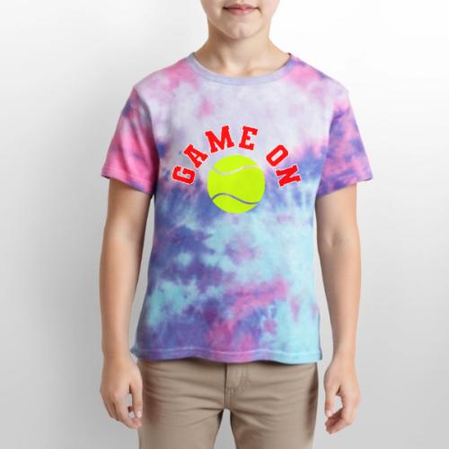 Game On Tennis - Kid's Tie Dye T-Shirt
