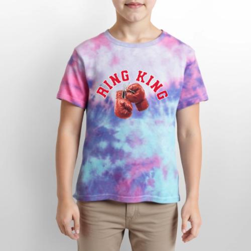Boxing: Ring King Glory - Kid's Tie Dye T-Shirt