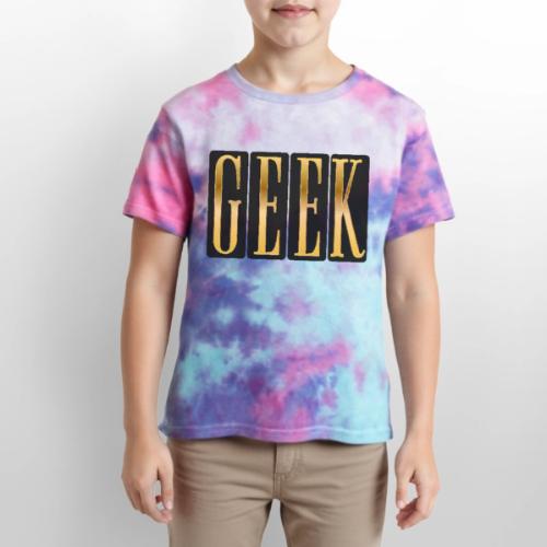 Proudly Geek - Kid's Tie Dye T-Shirt