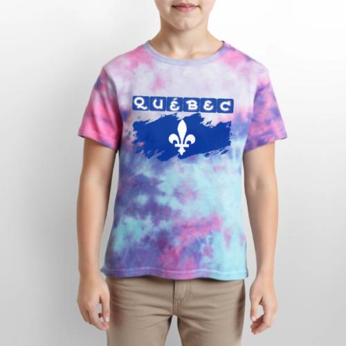 Québec la Belle province - Kid's Tie Dye T-Shirt